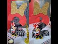 DIY || How to make Minnie Mouse 3D number 2 from cardboard @Zeeshu's Food Channel