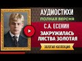 ЗАКРУЖИЛАСЬ ЛИСТВА ЗОЛОТАЯ ЕСЕНИН С.А. аудиостих, слушать #стихи классиков, красивый #стих