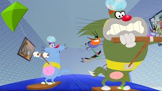 Oggy and the Cockroaches - Extreme indoor sports (S07E19) CARTOON | New Episodes in HD screenshot 4