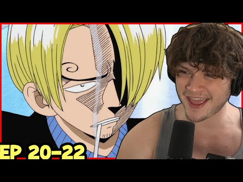 Sanji The Cook Is Awesome! || Baratie Restaurant! || One Piece Episode 20-22 Reaction