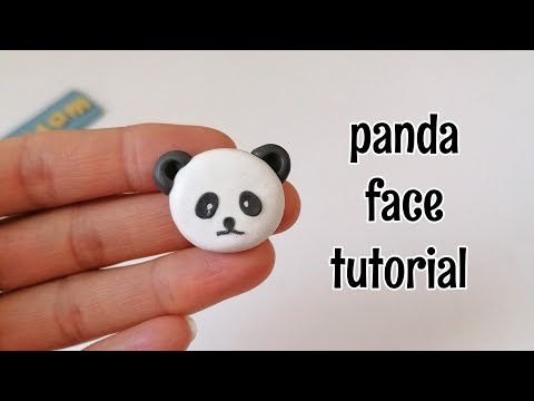 panda face with