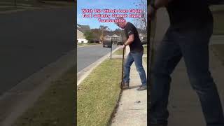 Lawn Edging Tool #LawnCare #YardMaintenance #OddlySatisfying #GardenTools