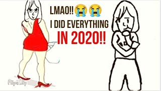 LMAO 😭😭 2020 had me trying everything... am crying 😂😂