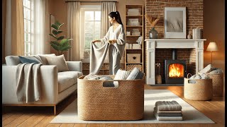 OIAHOMY 118L Extra Large Blanket Basket Review