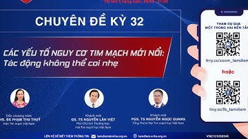 Kỳ 32: "Các yếu tố nguy cơ tim mạch mới nổi: Tác động không thể coi nhẹ"