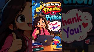 💖 This Is the Cutest Way to Say Thanks in Python | python fun trick | mcvv_lectures