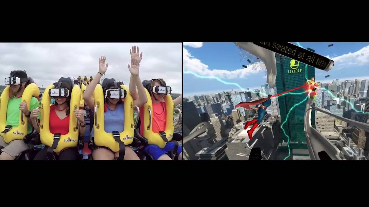 Superman Krypton Virtual Reality Coaster