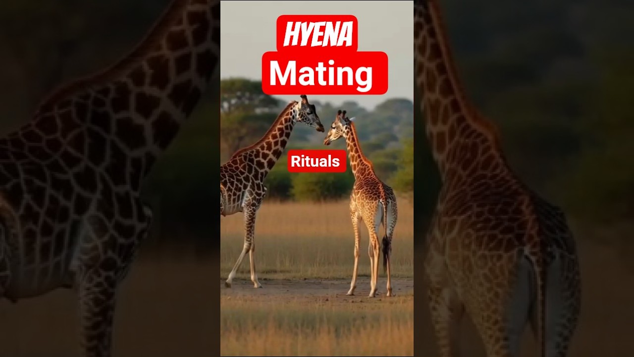How Giraffes Choose a Mate / Giraffe Mating Ritual
