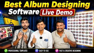 🔥 India's Fastest Album Designing Software 🔴 LIVE DEMO | HStock Albums screenshot 3