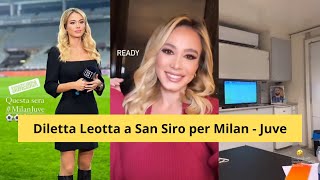 Diletta Leotta a San Siro per Milan - Juventus ⚽ (23/01/2022)