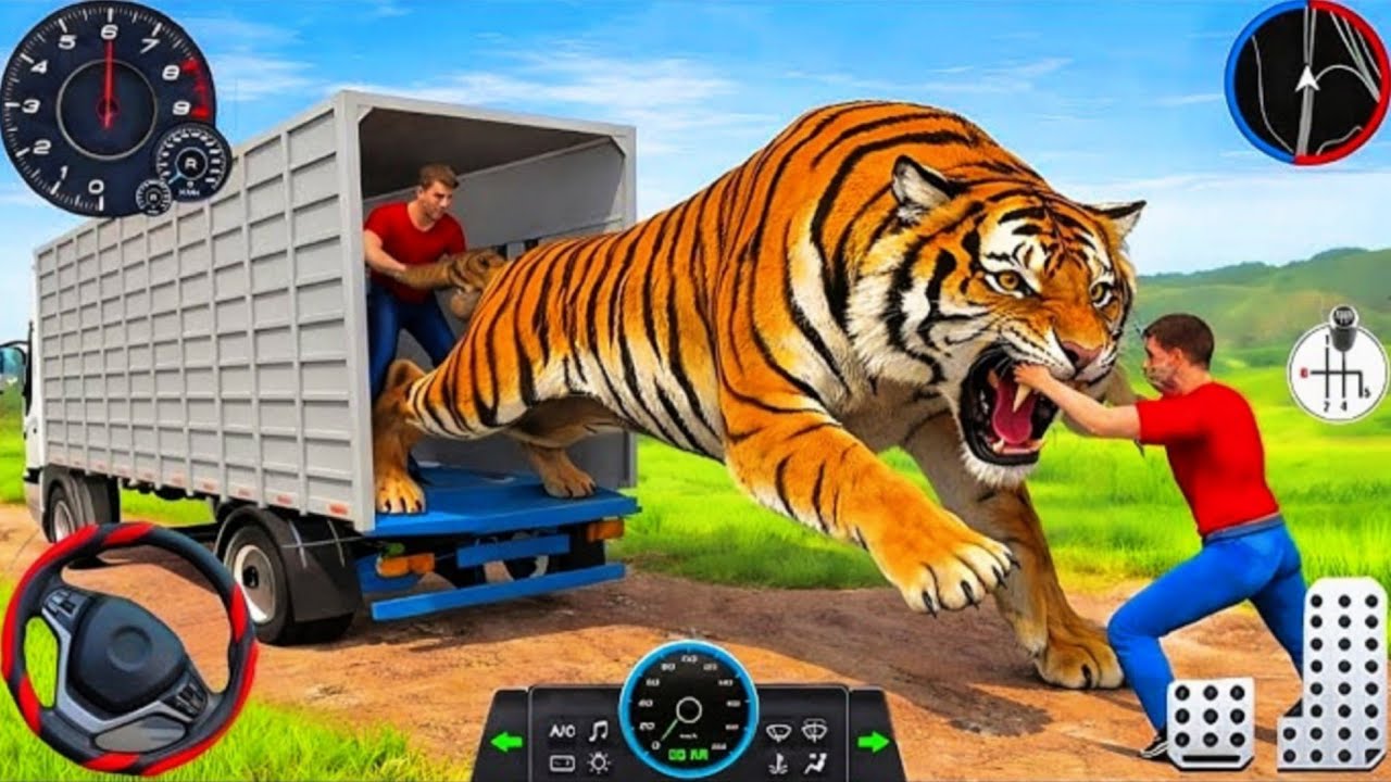 Animal Cargo Truck Driving Game 3D- Animal Transport Cargo Truck gameplay 