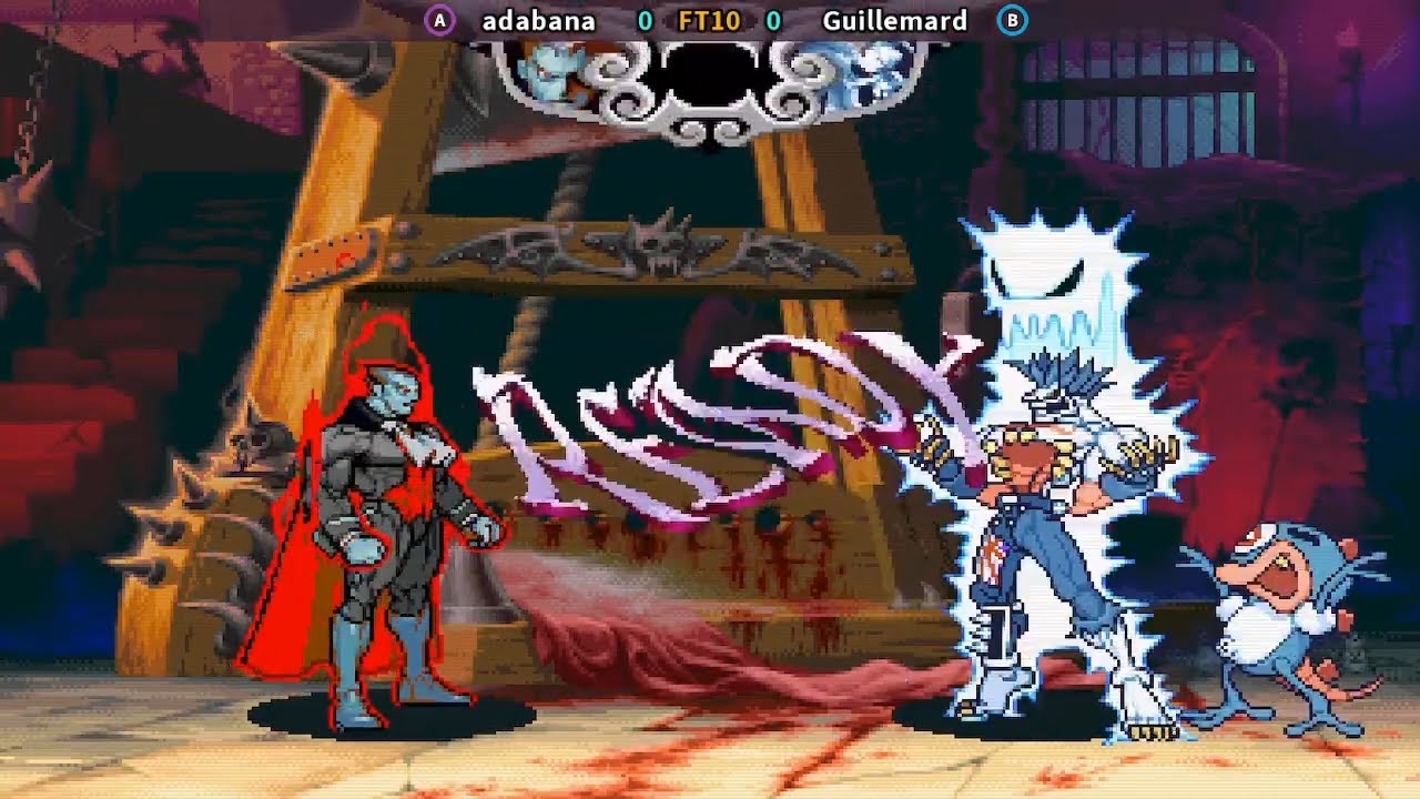 Fightcade 👊 Vampire Savior 👊🏾 Adabana 🇯🇵 Vs Guillemard 🇯🇵 FT10 👊