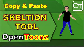 OpenToonz  Skeleton Tool  & Fast Rigging   | 2D Animation | 2D Cartoon | in Hindi