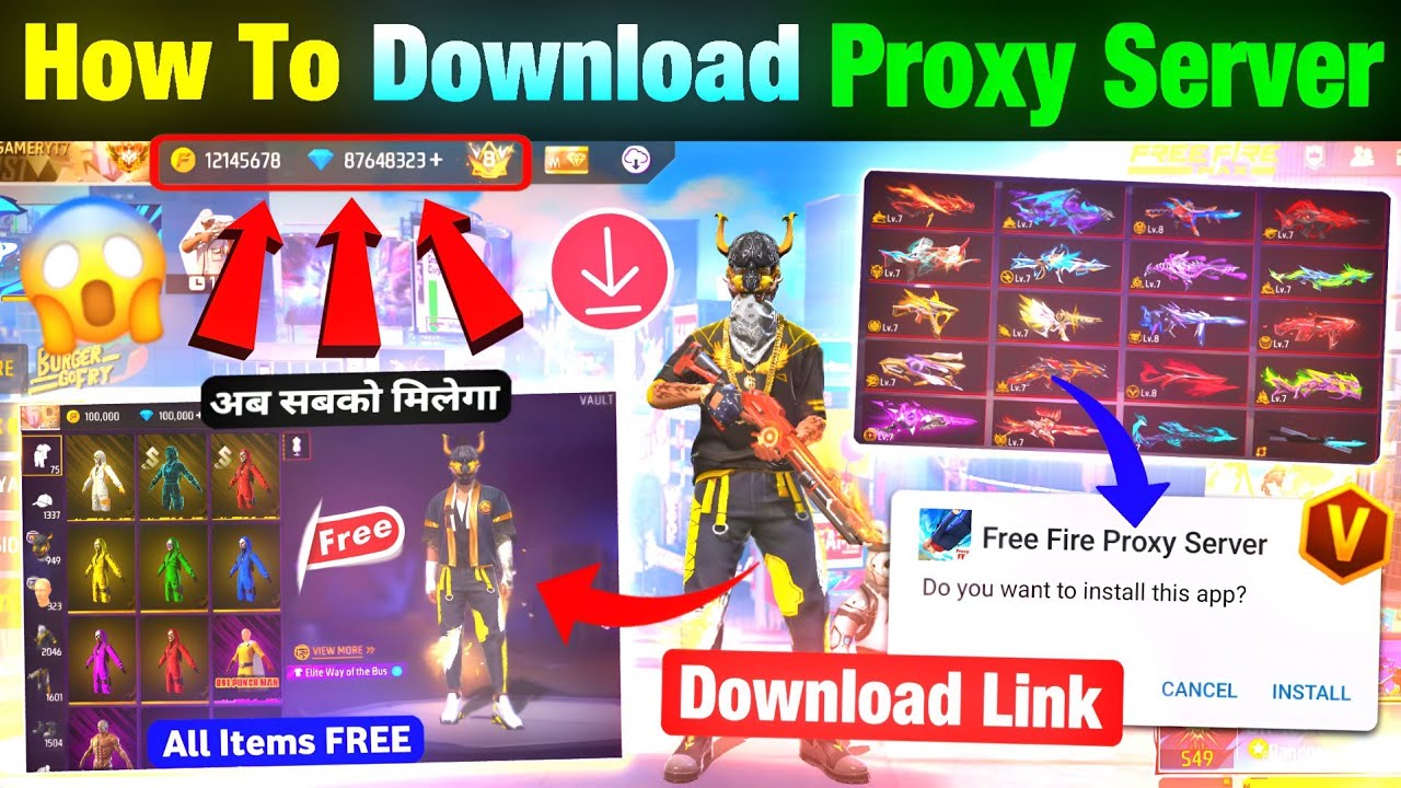 How To Download Proxy Server In Free Fire 💯😱🔥| Free Fire Proxy Server | Proxy Server Free Fire