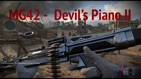 Call of Duty WW2 - HEROIC Weapon  MG42    Devil’s Piano II