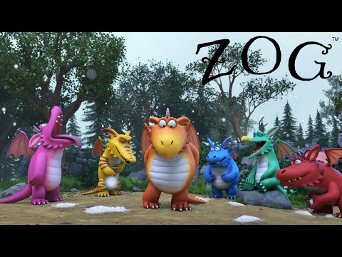 Zog Breathes Out Snow, Not Fire | Snowballs and Flames | Zog Movie