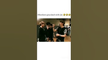 Remember when members pranked with  jin 🤣 / poor jin 🤣#funny #btsshorts #shortsviral #shorts