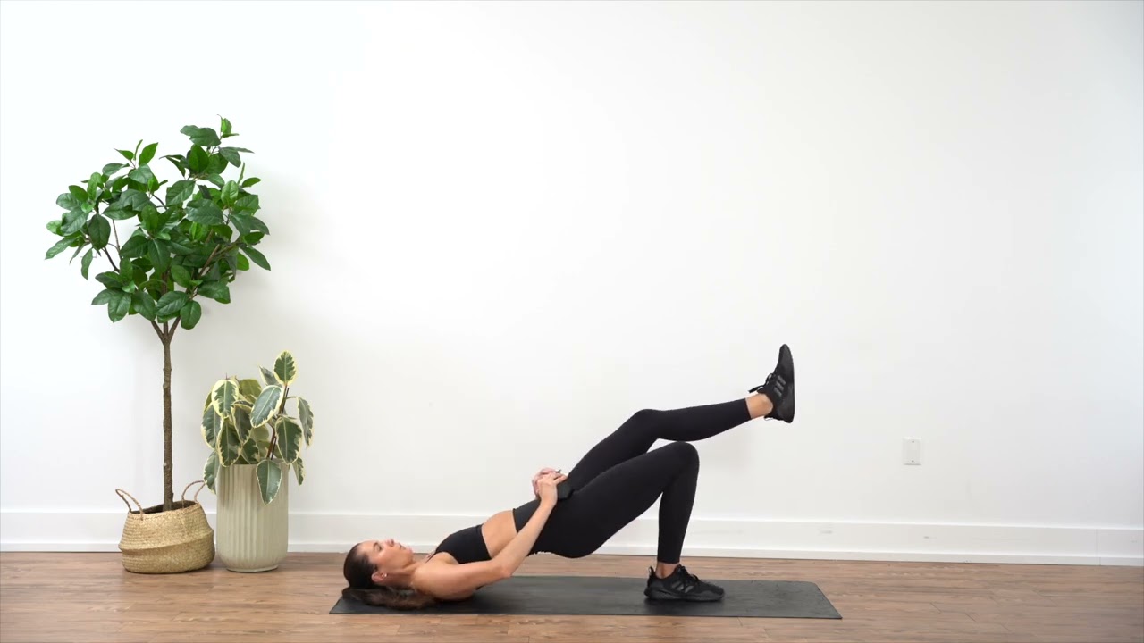 Single-Leg Glute Bridge with Dumbbell (Right Side) - Lower
