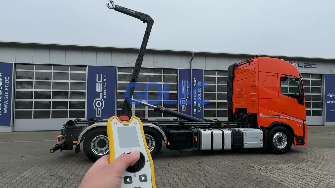 VERKAUFT - G200219 - VOLVO FH 510 6x4 Abrollkipper MEILLER RS 21.67 aus Baujahr 2022