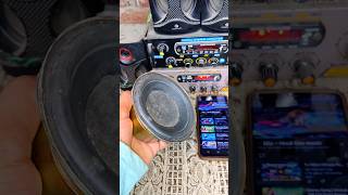 4 inch woofer full vibration mode on ☠️ #dj #basstest #jblhardbass #shortsfeed #basscheck #vibration