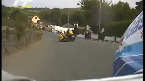 TT On board 2010   Klaus Klaffenbock   Dan Sayle   Sidecar Race 1