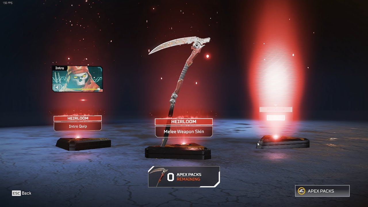 Apex Legends - I got Revenant's Heirloom(All animations, and moveset)