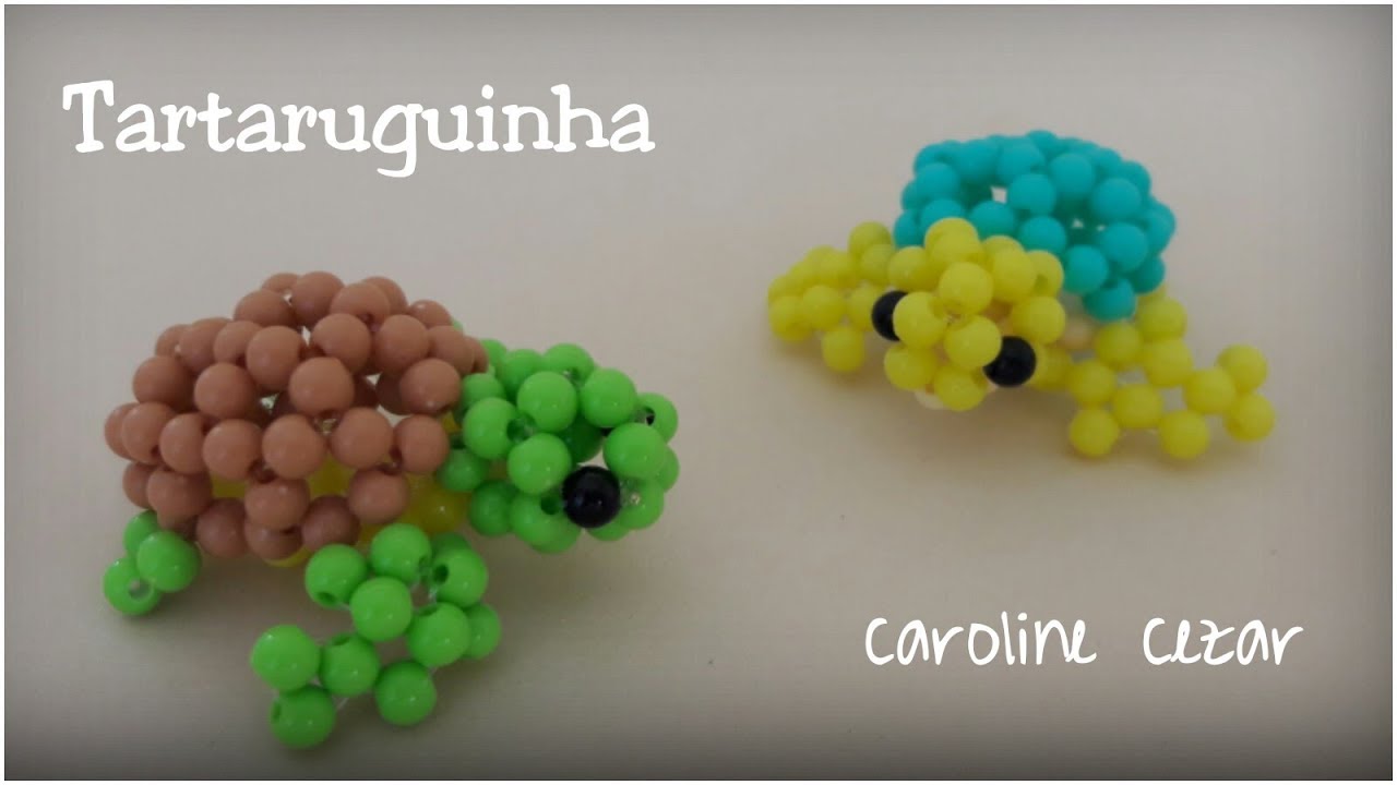Miçangando do Zero #6 - Tartaruga (How to make beaded Turtle)