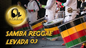 PERCUSSION - SAMBA REGGAE - LEVADA Nº 03 - 90 BPM - OLODUM - SAMPLE (MULTITRACK) - LINK ABAIXO