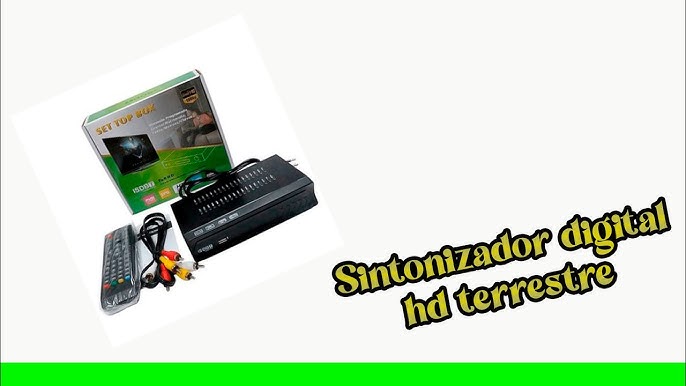 Sintonizador decodificador tv digital HD 1080p tdt isdbt – digitronik