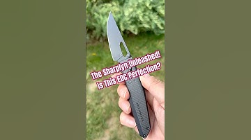 Carbon Fiber Meets Savage Steel 💥 Sharplyn Folder Reveal #youtubeshorts