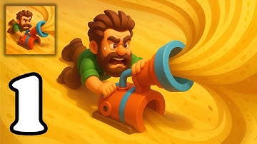 DUNE AND DUSTED | Gameplay Walkthrough Part 1 | Build a Oasis [Android, iOS]