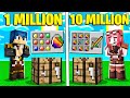 CRAFTING DA 1.000.000 VS CRAFTING DA 10.000.000! - MINECRAFT