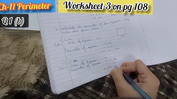 Ch-11 Perimeter Word Problem Worksheet-3 Class-4 by Arti Batra