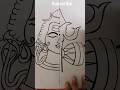 Easy Half Face Shiv Drawing 🚀 | Simple Marker Pen Art ✨