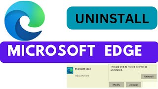 how to uninstall microsoft edge | uninstall  microsoft edge permanently 2023 | uninstalled edge