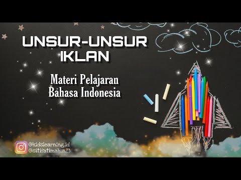 UNSUR-UNSUR IKLAN | Materi Pelajaran Bahasa Indonesia