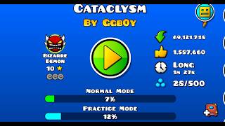 beating first extreme demon cataclysm 75-100% best run