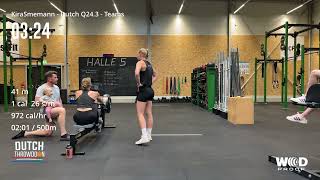 Dutch Throwdown Buddy 2024, 24.3 Advanced F/F 70+ Team KiKat