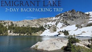 Backpacking Mokelumne Wilderness: Caples Lake - Emigrant Creek - Emigrant Lake