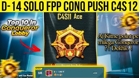 Solo fpp rank push C4S12 | Solo fpp conqueror Tips #solofppconqueror #solofpprankpushtoconqueror