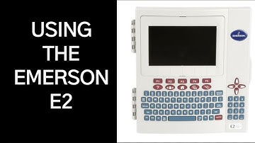 Emerson E2 to start and complete a service call