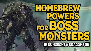 Five Homebrew Abilities For Boss Monsters in D&D 5e screenshot 5