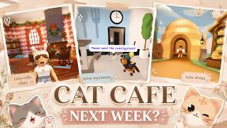 *CONFIRMED* CAT CAFE COMING NEXT WEEK | ADOPT ME