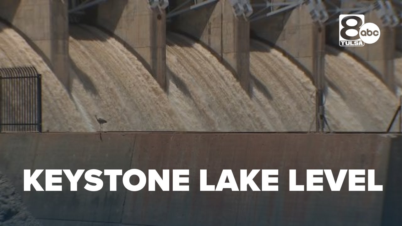Keystone lake level high above normal following rains