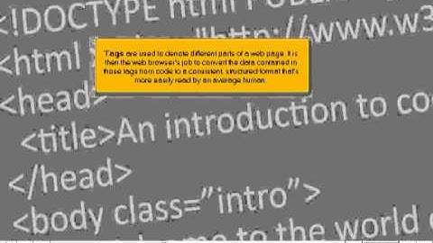 An introduction to coding web pages with XHTML