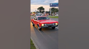 1967 Oldsmobile Cutlass Classic Car Drive By Engine Sound Woodward Dream Cruise 2024