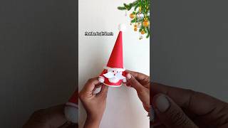 Paper Cup Santa Claus | How to Make Santa Claus from paper cup #shorts #santaclaus #diy #christmas