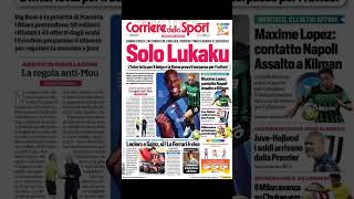 03/07/2023 prima pagina gazzetta sport tuttosport corriere calciomercato quotidiani
