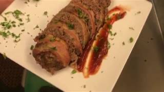 Killer Food Series #6 Bacon Wrapped Bison Meatloaf w/Oven Roasted Ketchup