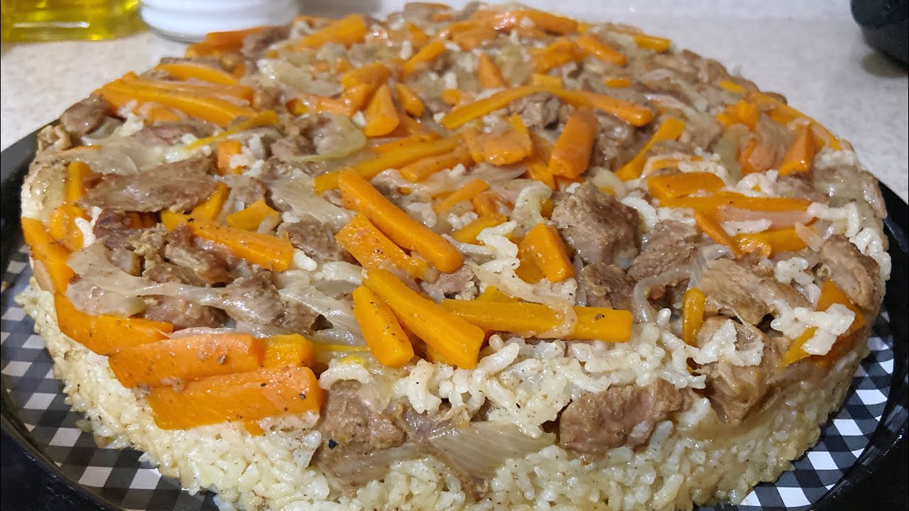 TAM BİR ANA YEMEK ! HAKİKİ ÖZBEK PİLAVI TARİFİ – #pilav #ozbek #food